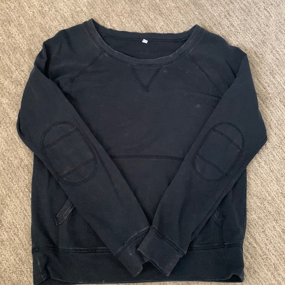 Distressed/acid wash long sleeve